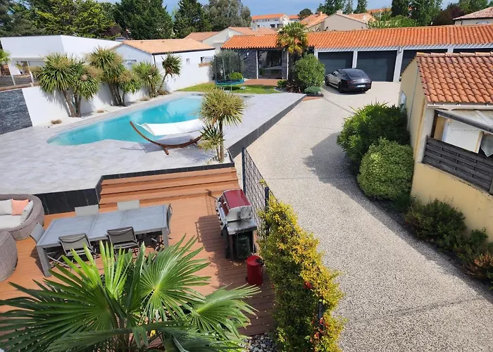 Villa Piscine A 10 Min De La Mer Et Des Plages 滨海奥洛讷照片
