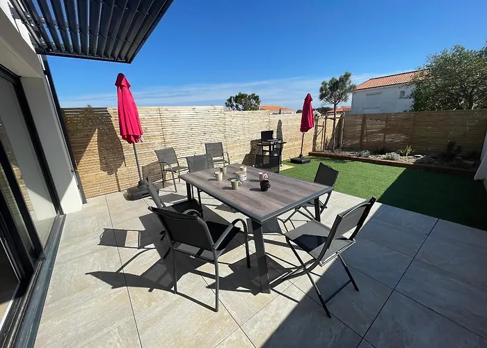 Villa Contemporaine Pres De La Plage Avec Jardin, Terrasse Et Wifi - Fr-1-22-359 La Tranche-sur-Mer photo