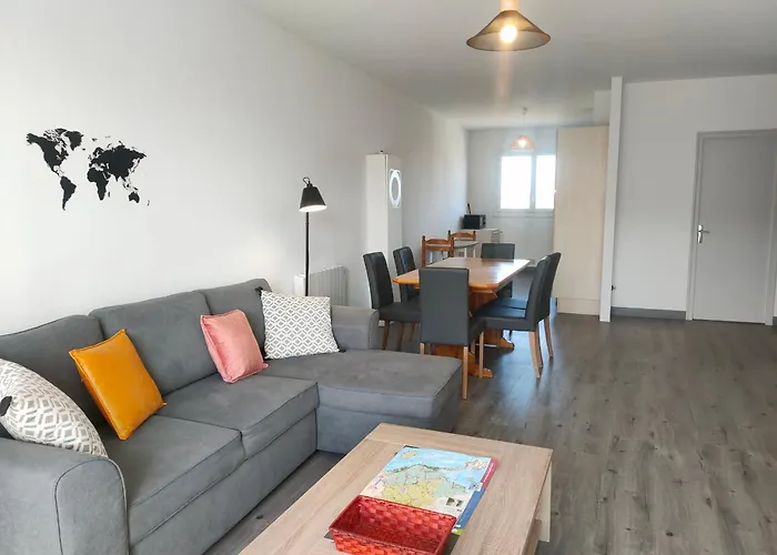 Spacieux Appartement 4 Pers A 200M De La Plage Avec Parking Prive - Fr-1-323-443 Saint-Hilaire-de-Riez Foto