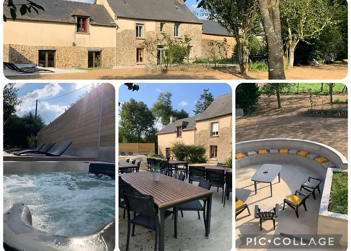 La Babelais, 15 Lits Villa Saint-Medard-sur-Ille fotoğrafı