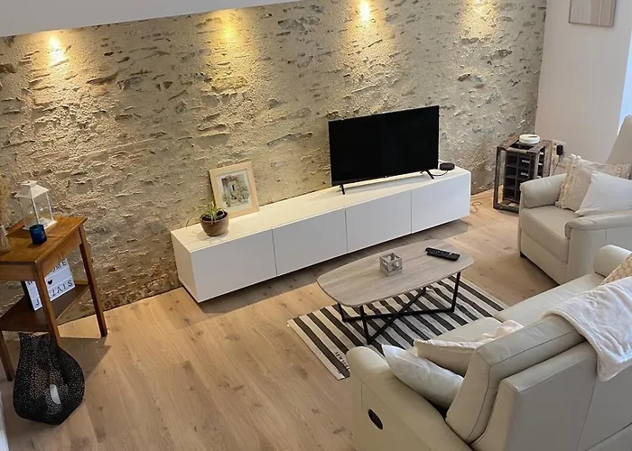 Charmante Maison En Pierre, Avec Terrasse Et Jardin Prive Jallais fotorgafie