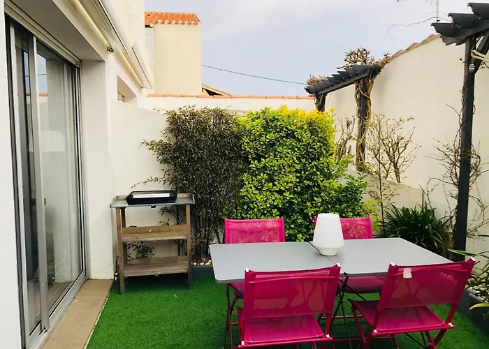 Studio Renove A Deux Pas De La Plage Des Lutins - Terrasse Privee, Parking Et Animaux Acceptes - Fr-1-426-515 누아르무티에 앙 릴 사진